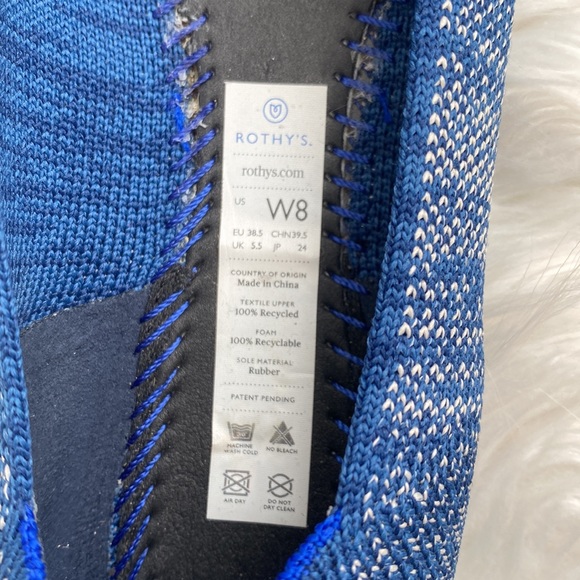 Rothy’s | The Point Flats in Indigo Heather - Picture 13 of 14